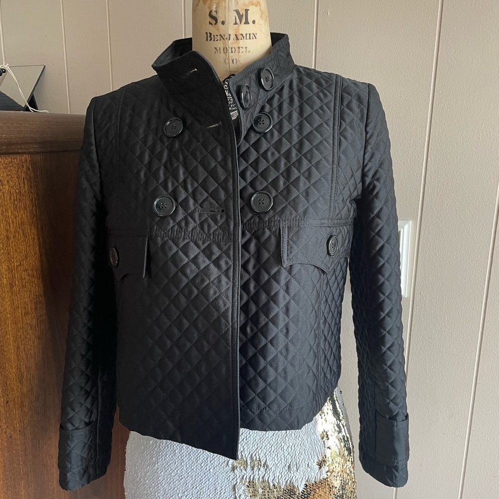 Burberry quilted crop jacket